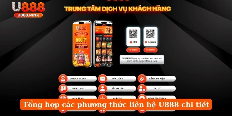 Tổng hợp các phương thức liên hệ U888 chi tiết